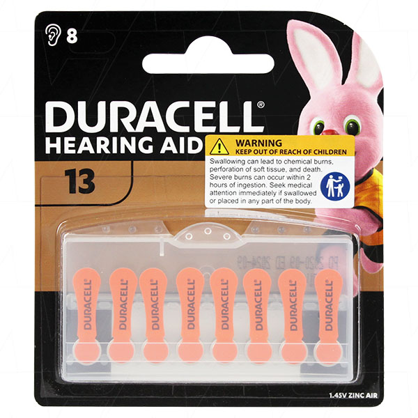 1.4V 290mAh EASYTAB Hearing Aid Battery Blister of 8