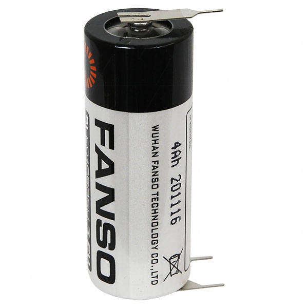 Fat A 3.6V 4000mAh Lithium Cell PCB S+ D- 10mm