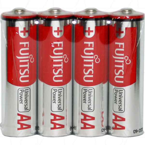Universal Power 1.5V AA Alkaline Shrink of 4